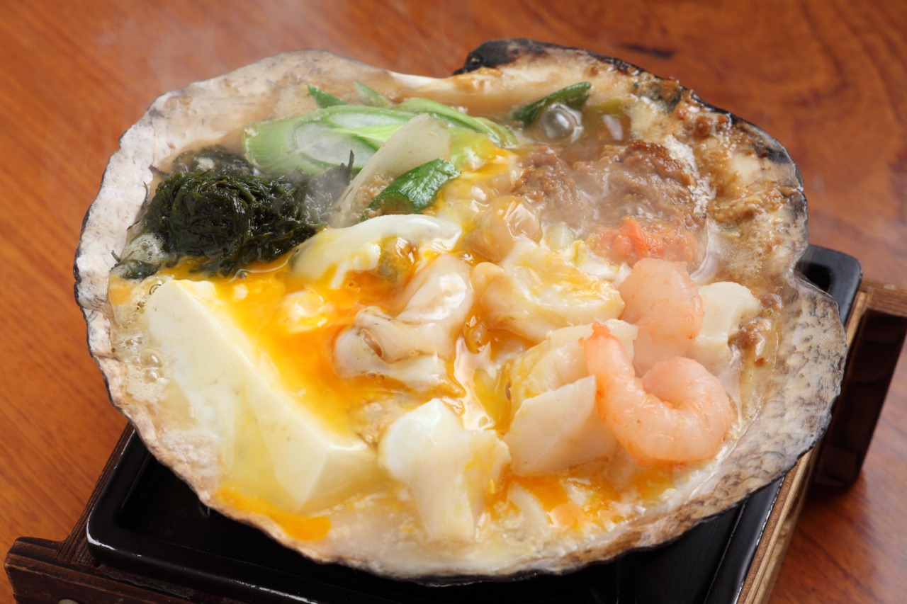 ホタテ貝焼き味噌